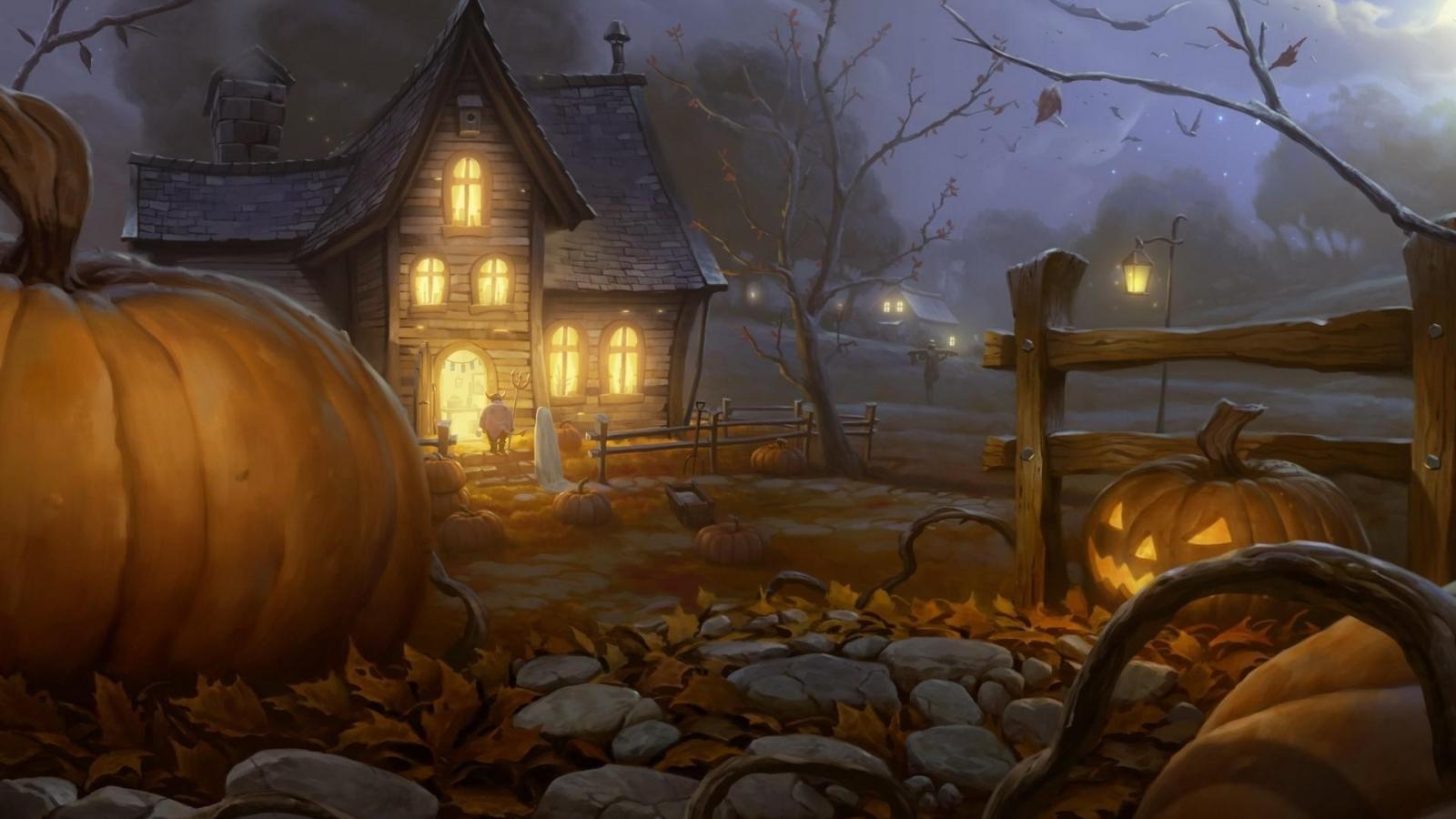1600x900 halloween, holiday, night 1600x900 Resolution Wallpaper, HD Holidays 4K Wallpaper, Image, Photo and Background