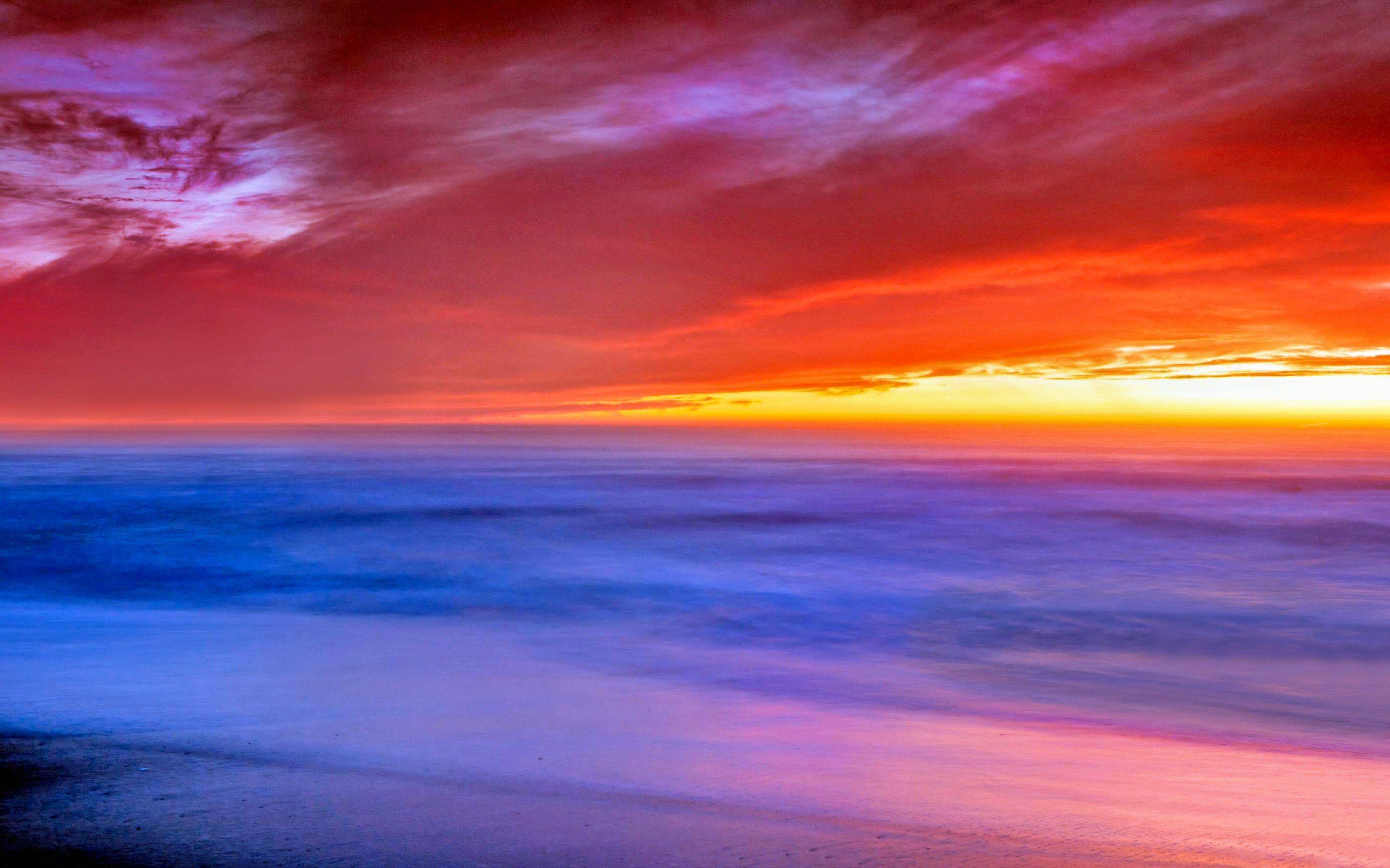 2880x1800 Sunset Landscape Wallpaper
