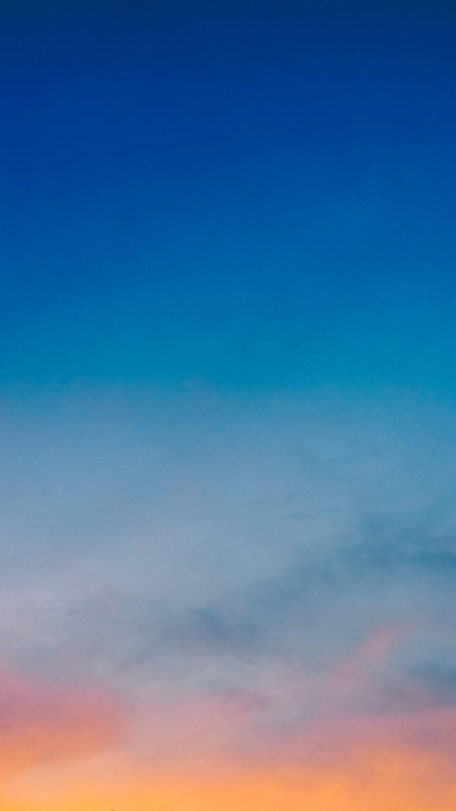 938x1668 Download Wallpaper 938x1668 Sky, Gradient, Clouds, Sunset Iphone 8 7 6s 6 For Parallax HD Background