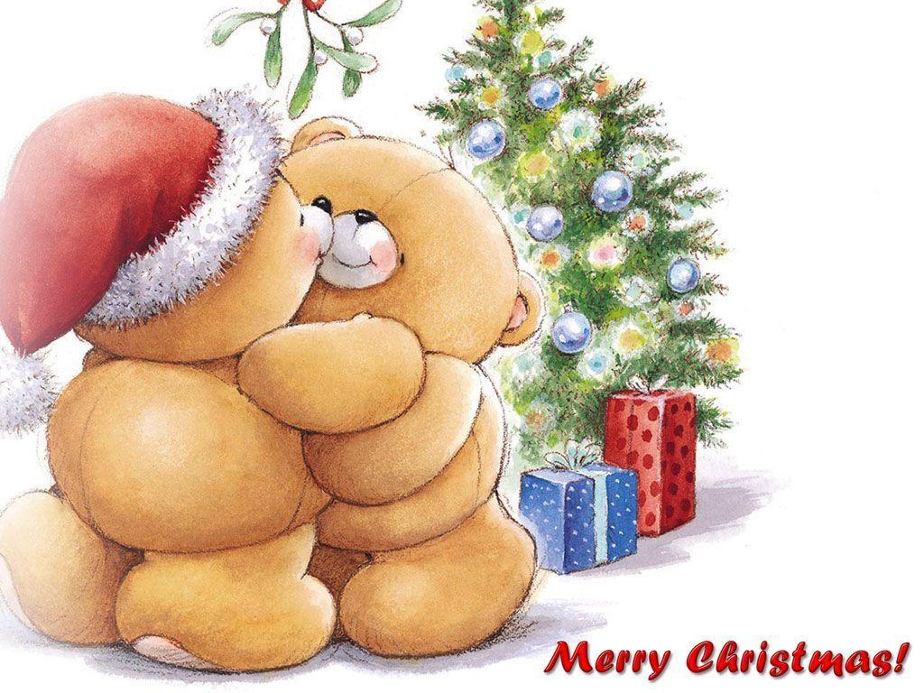1024x768 Cartoon Christmas Wallpaper