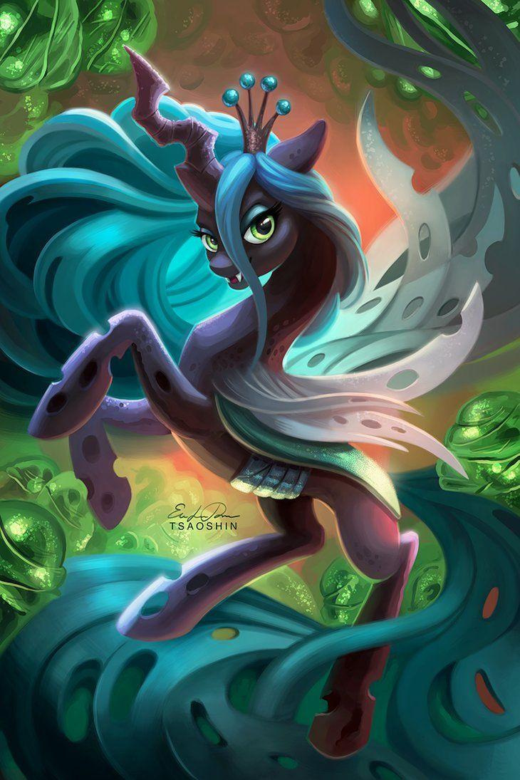 730x1095 Queen Chrysalis by TsaoShin. My little pony picture, My little pony wallpaper, My little pony drawing