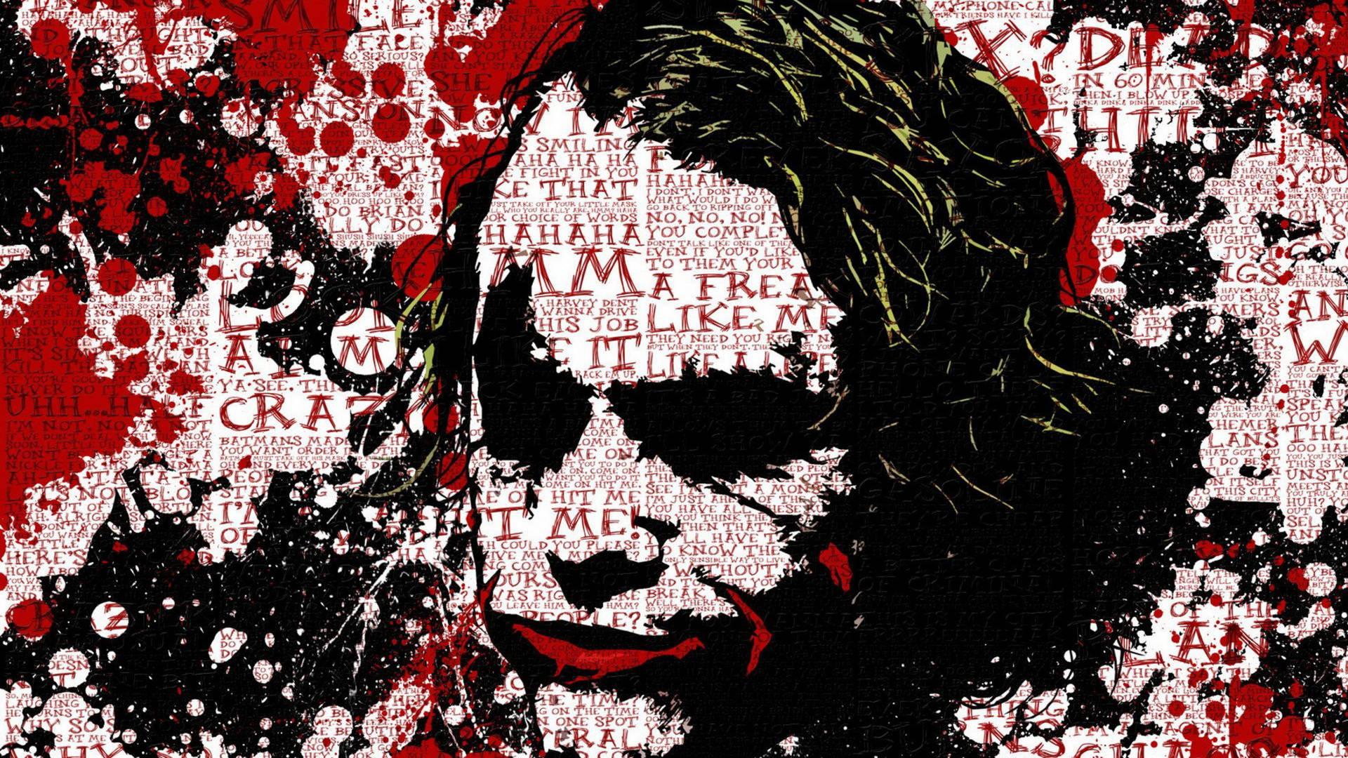 1920x1080 Download Joker Ledger Abstract Portrait Wallpaper