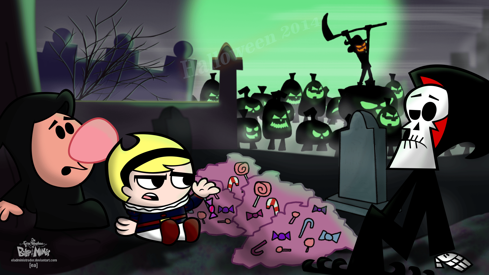 1920x1080 The Grim Adventures of Billy and Mandy favourites