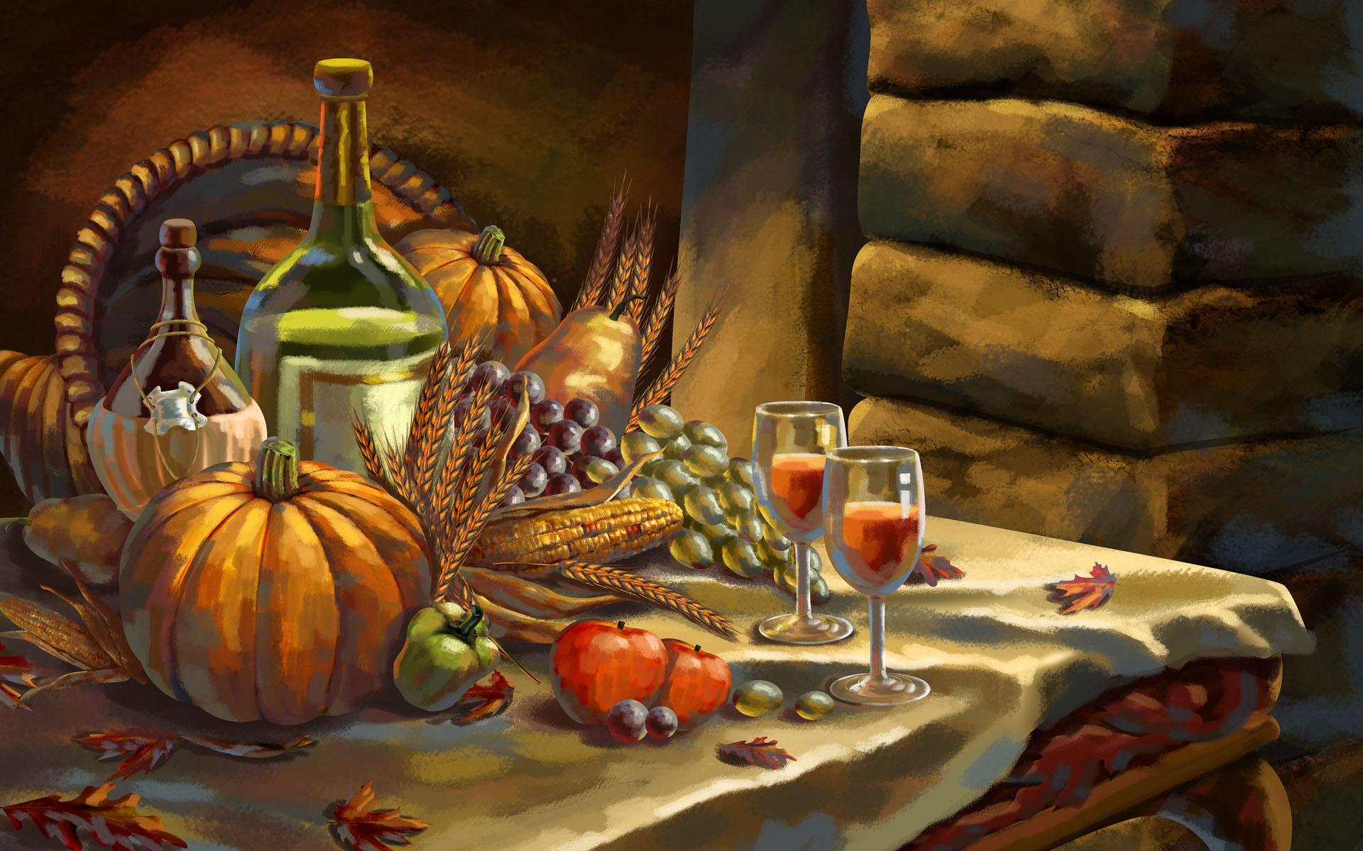 1920x1200 Thanksgiving Desktop Wallpaper