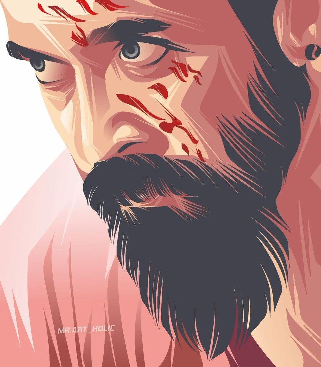 1049x1200 Vikram Movie Rolex Painting Wallpaper Download