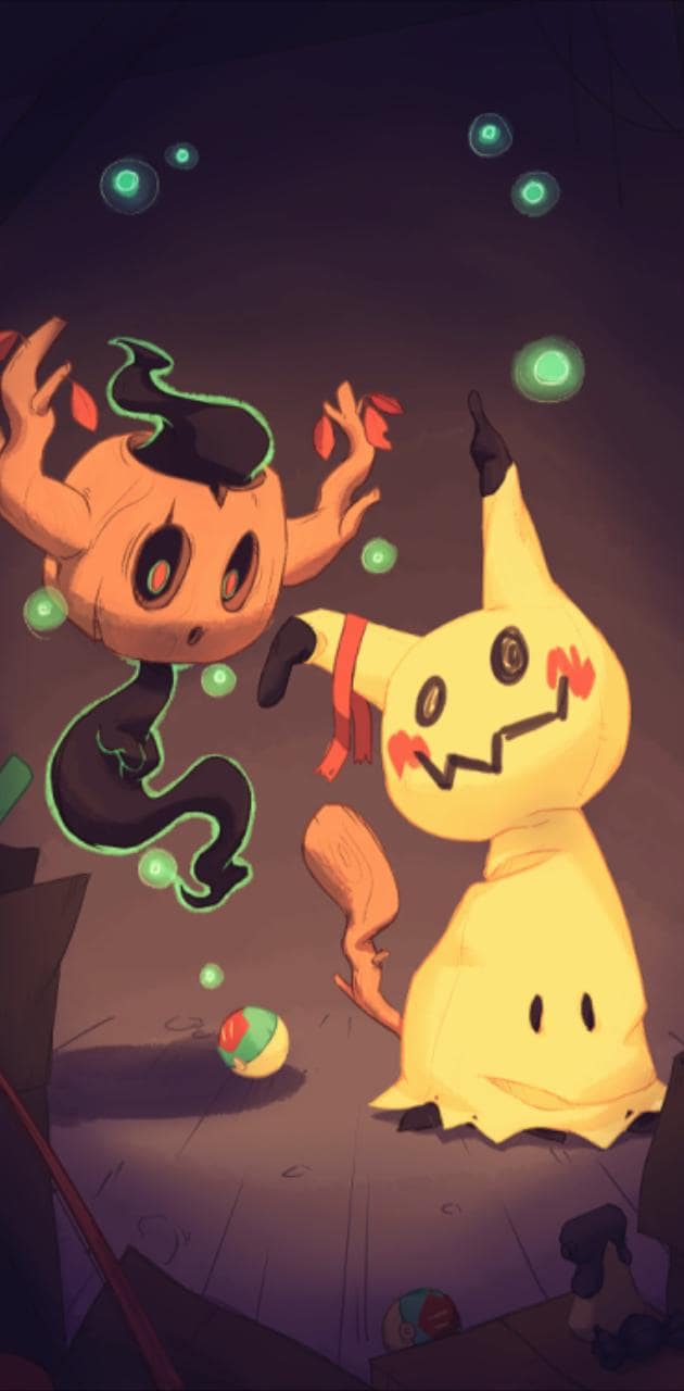 630x1280 Pokemon Halloween Wallpaper