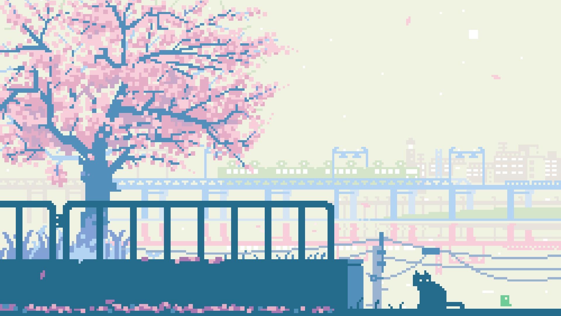 1920x1080 Steam Workshop::8 Bit Anime Scenes