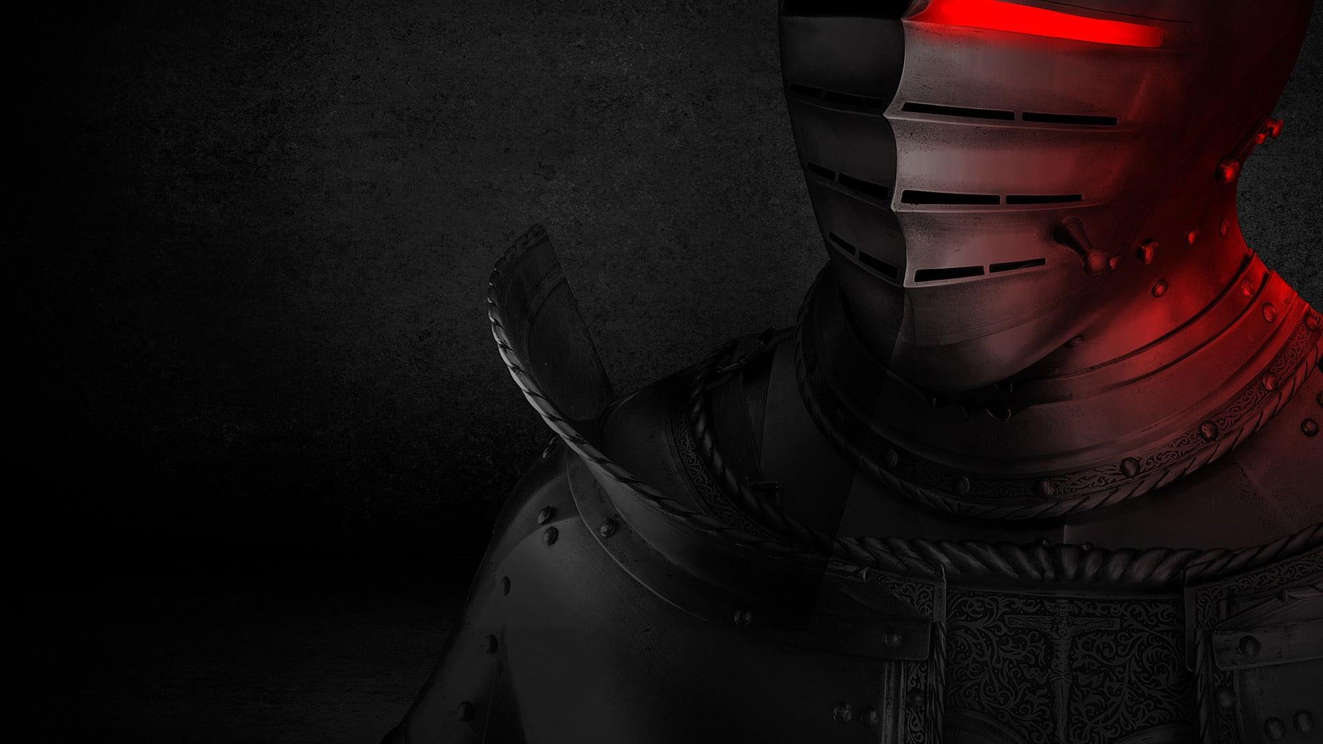 1920x1080 Wallpaper Knight Illustration, Black, Red, Hp Omen • Wallpaper For You