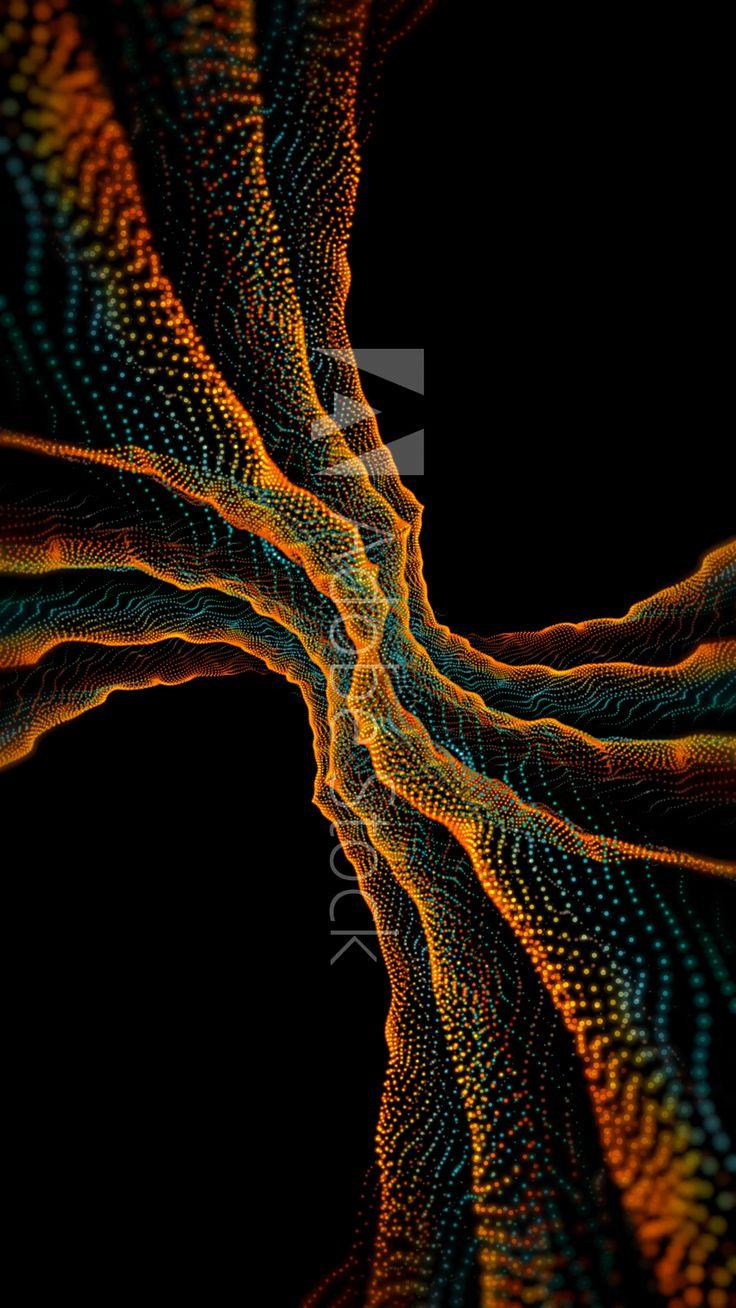 736x1308 Light Brown Blue Abstract Fractal Design For A Screen Saver. Fractal Design, Blue Abstract, Fractals