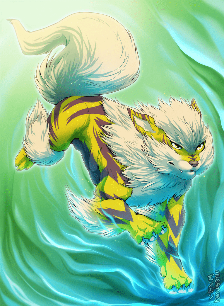 765x1044 Shiny Arcanine. Pokemon, Anime, Fan art