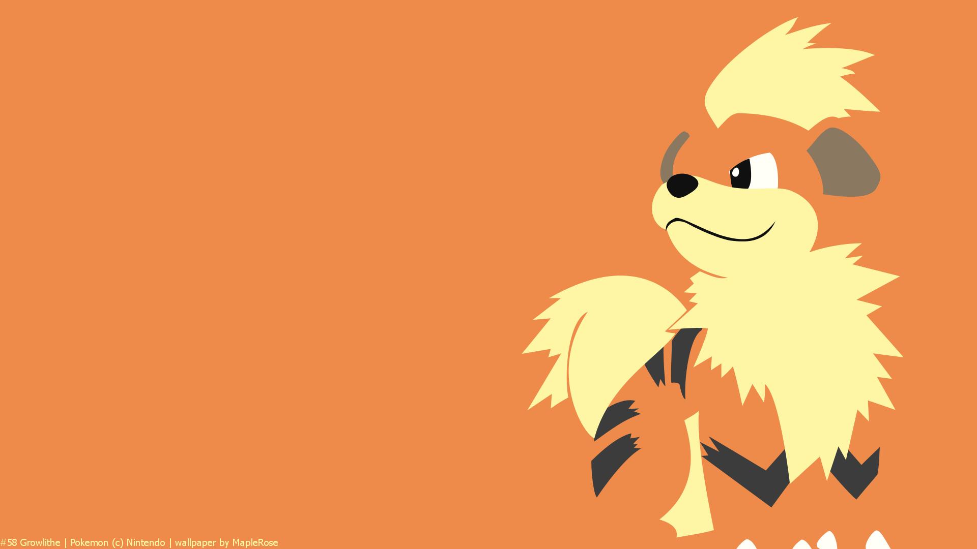 1920x1080 Growlithe. PokéWalls