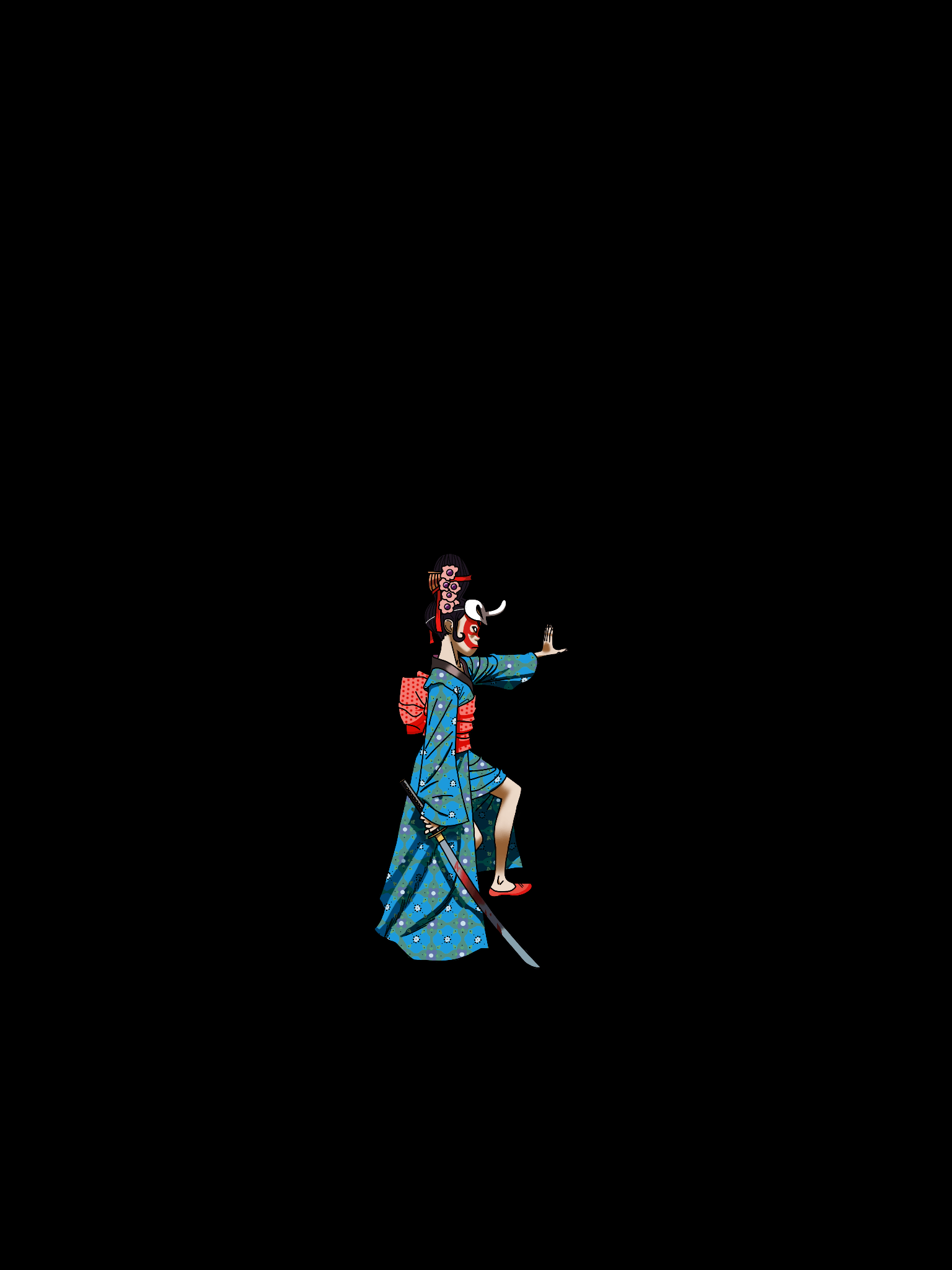 1536x2048 Gorillaz Book Of Noodle 芸者 Inspired Phone IPhone Wallpaper