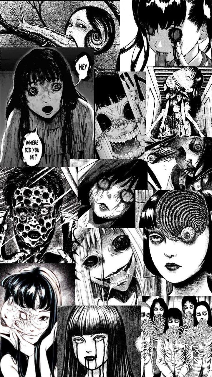 720x1280 Junji ito horror wallpaper. Anime artwork wallpaper, Goth wallpaper, Japanese horror