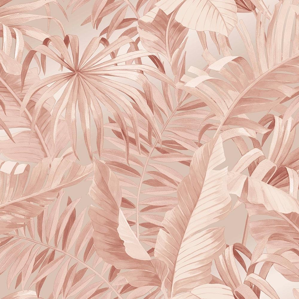 1000x1000 Palma Tropical wallpaper in blush. I Love Wallpaper