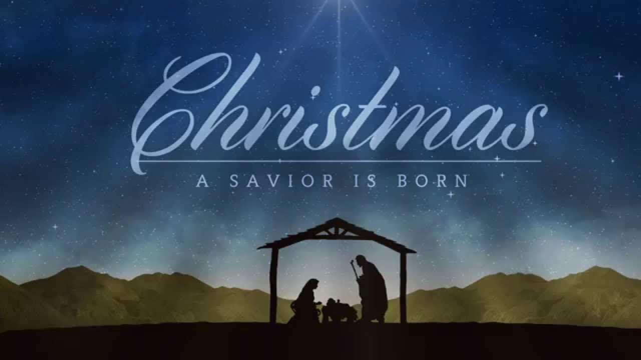 1280x720 Christmas Bible verses saviour is born