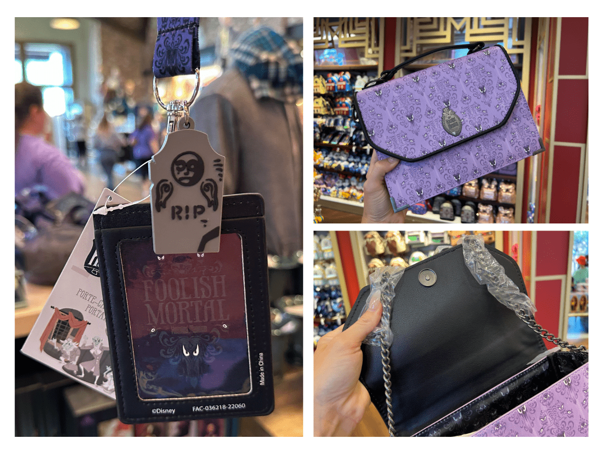 1200x900 New Haunted Mansion Loungefly Wallpaper Bag and ID Holder