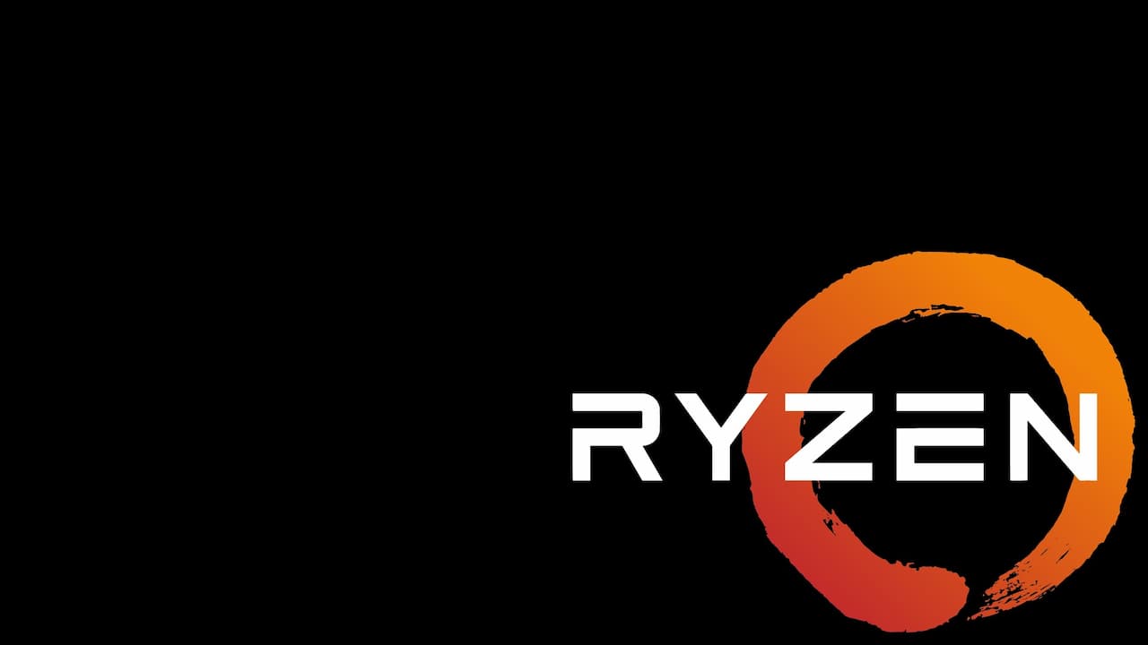 1280x720 Ryzen Logo PC DeskK Wallpaper free Download