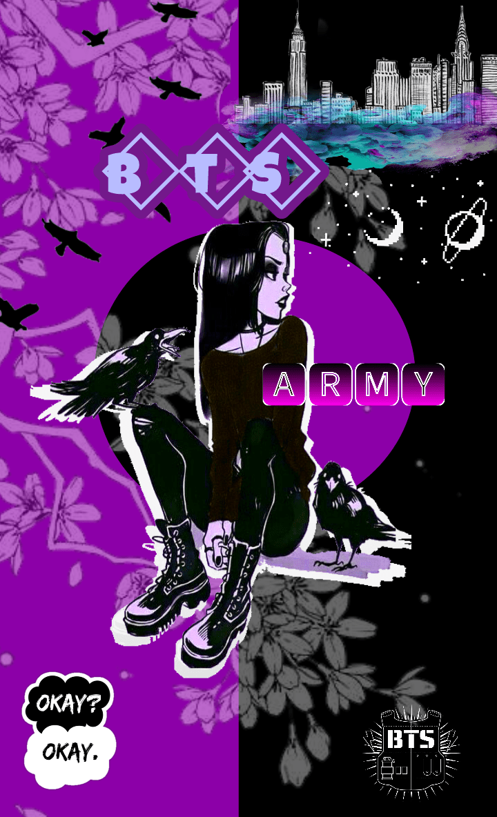 720x1184 BTS Girl Wallpaper