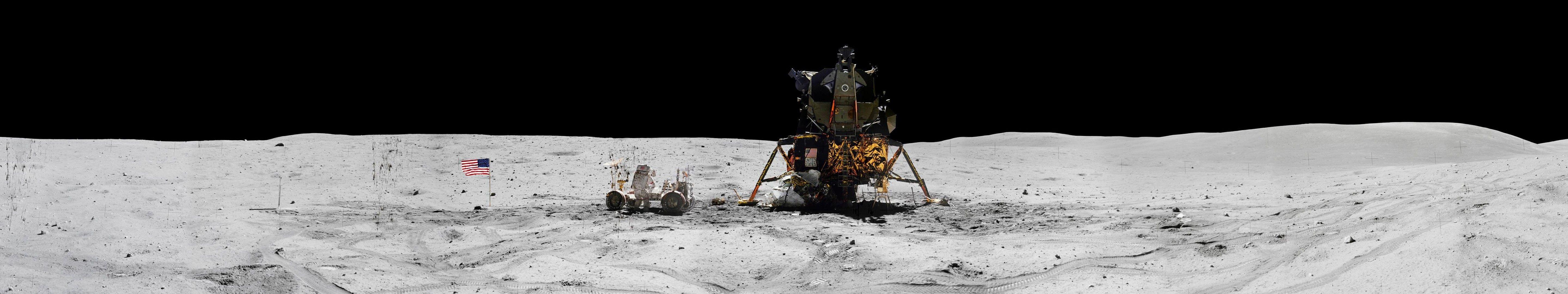 5760x1080 General 5760x1080 space NASA Earth Moon Apollo North America Rover spacesuit stone black white. North america travel, America travel, North america map