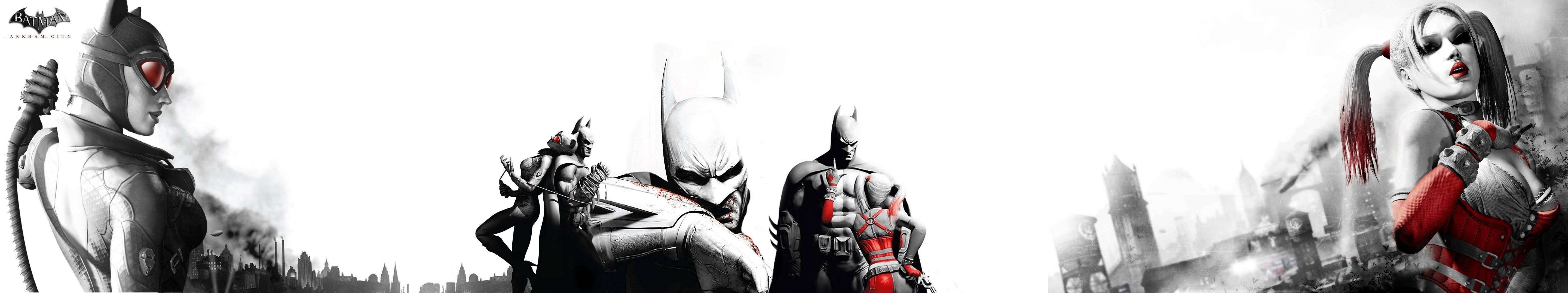 5760x1080 Batman: Arkham City HD Wallpaper