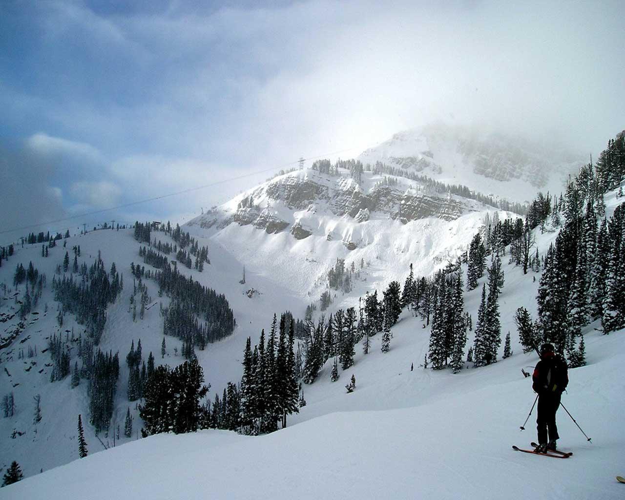 1280x1024 Best ski resort Hole, Wyoming 1280x1024 Wallpaper