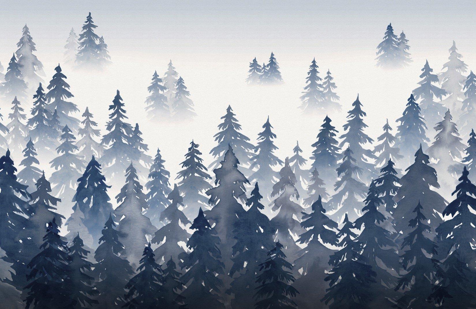 1650x1070 Tree Silhouette Wallpaper Mural