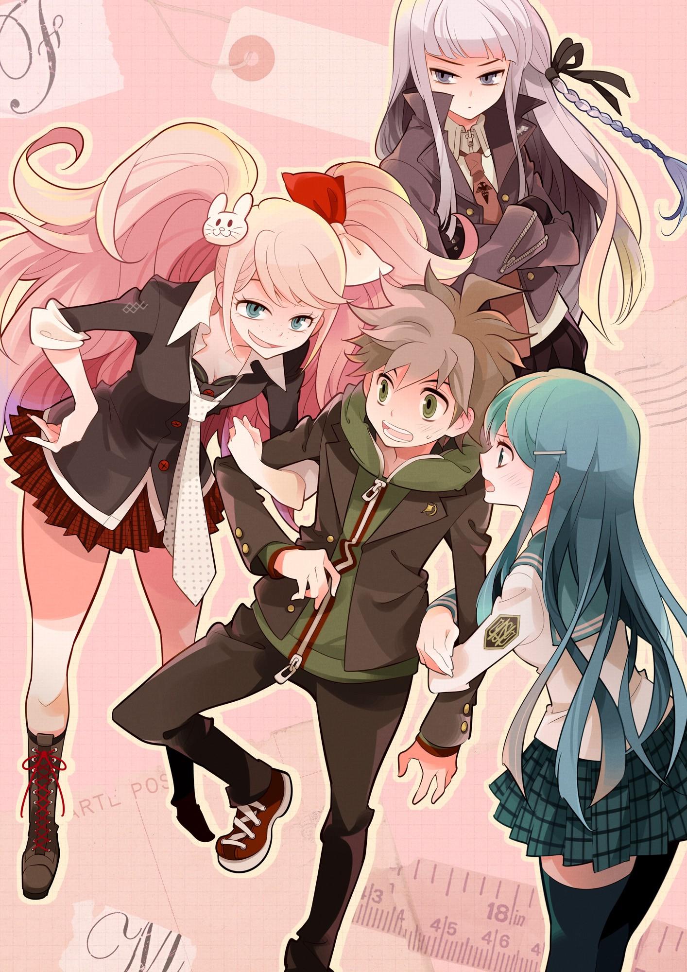 1414x2000 Background Danganronpa Wallpaper