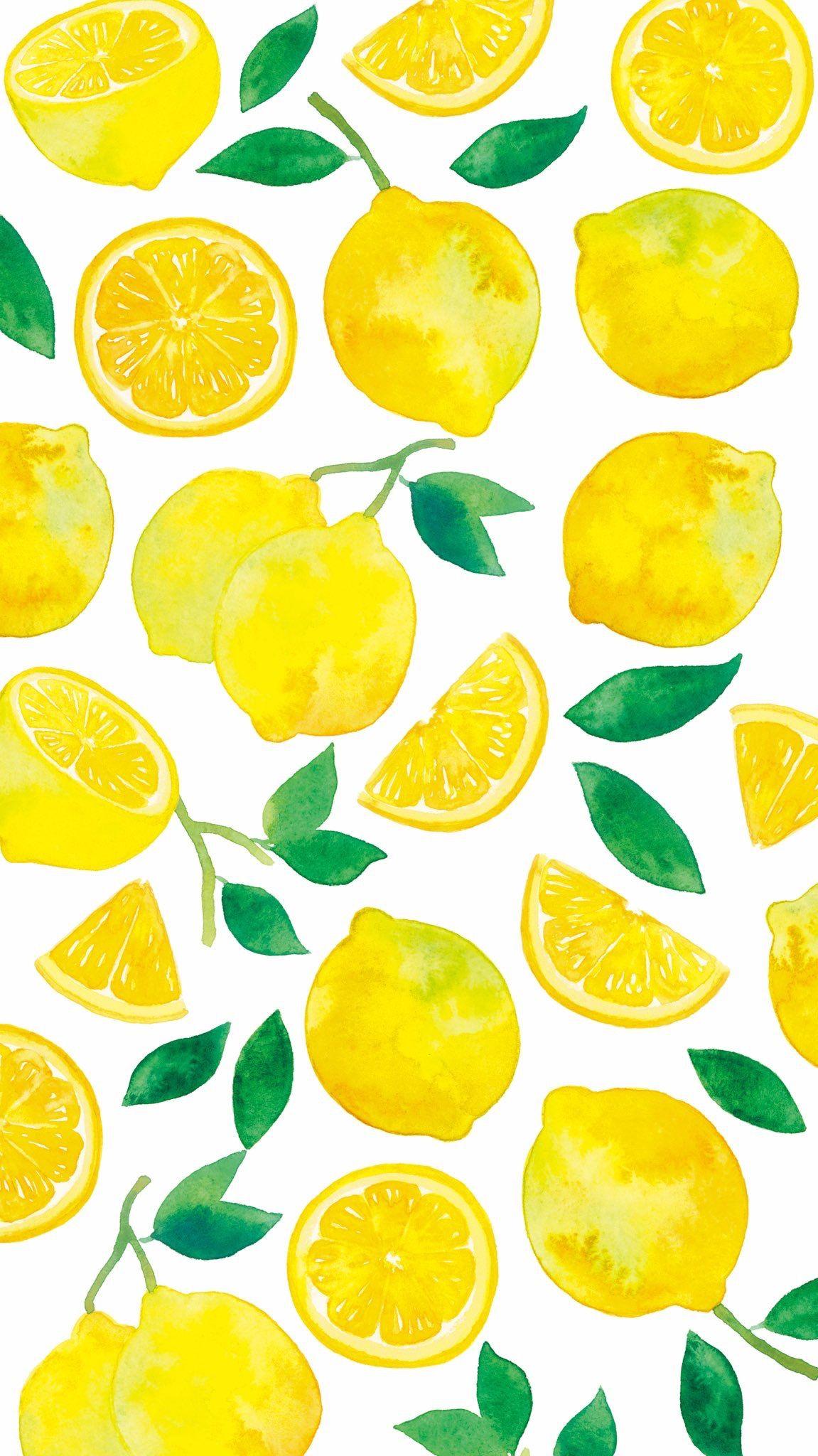1151x2048 果物. Watercolor wallpaper, Summer wallpaper, Fruit wallpaper