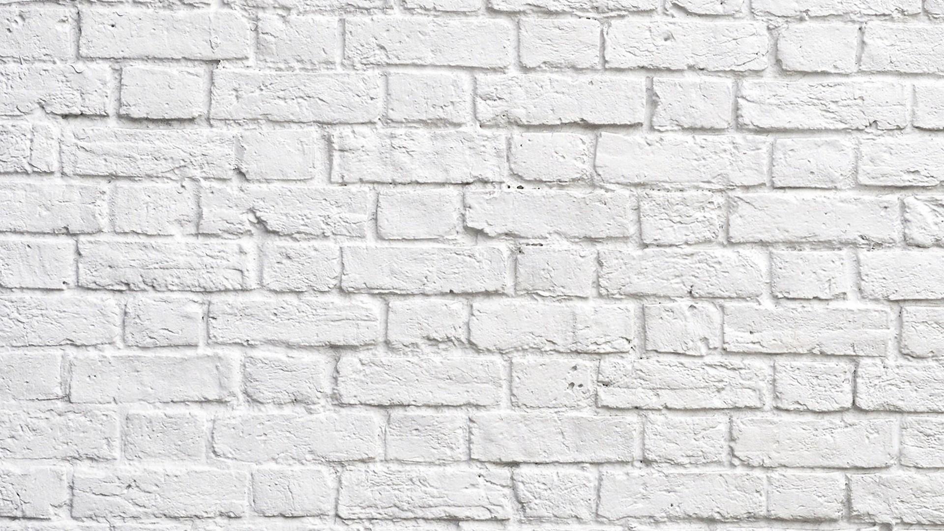 1920x1080 White Brick Wallpaper HD Computer HD 2022