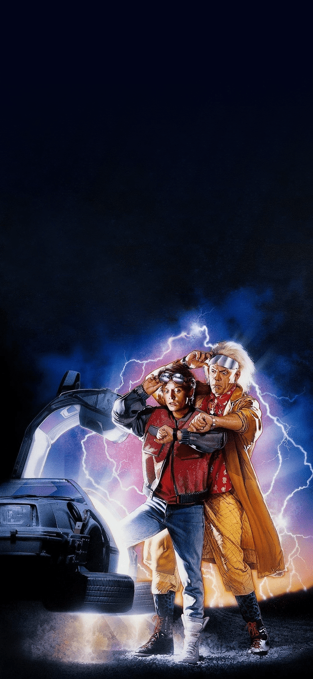 640x1386 As requested, I removed the text from the Back to the Future 2 poster and converted it into a mobile wallpaper