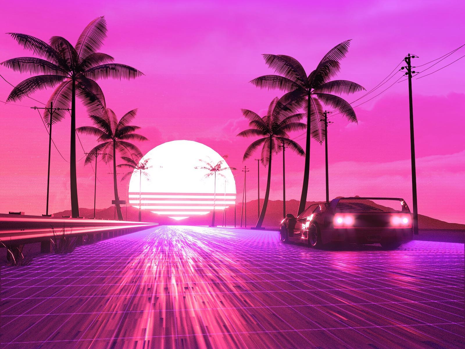 1600x1200 Retro 80s Ride 1600x1200 Resolution HD 4k Wallpaper, Image, Background, Photo and Picture