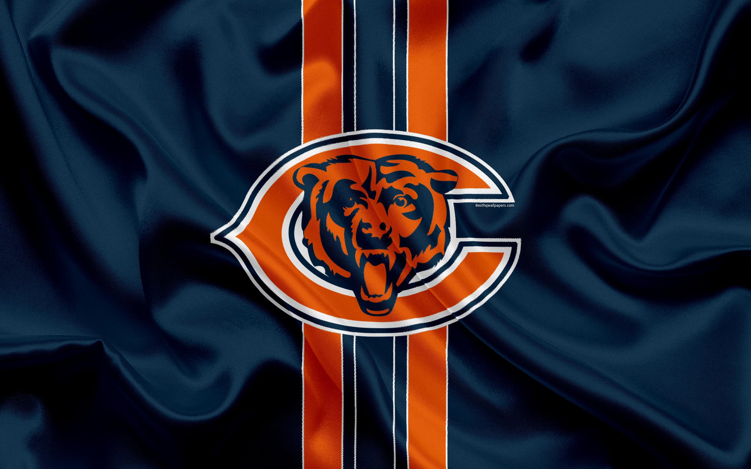2560x1600 Download wallpaper Chicago Bears, American football, logo, emblem, NFL, National Football League, Chicago, USA, National Football Conference for desktop with resolution 2560x1600. High Quality HD picture wallpaper
