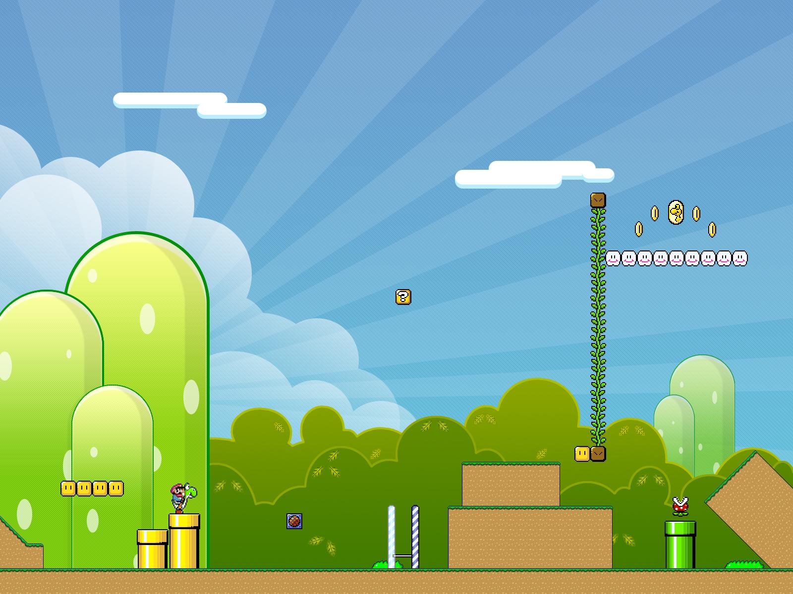 1600x1200 Retro: Super Mario desktop PC and Mac wallpaper