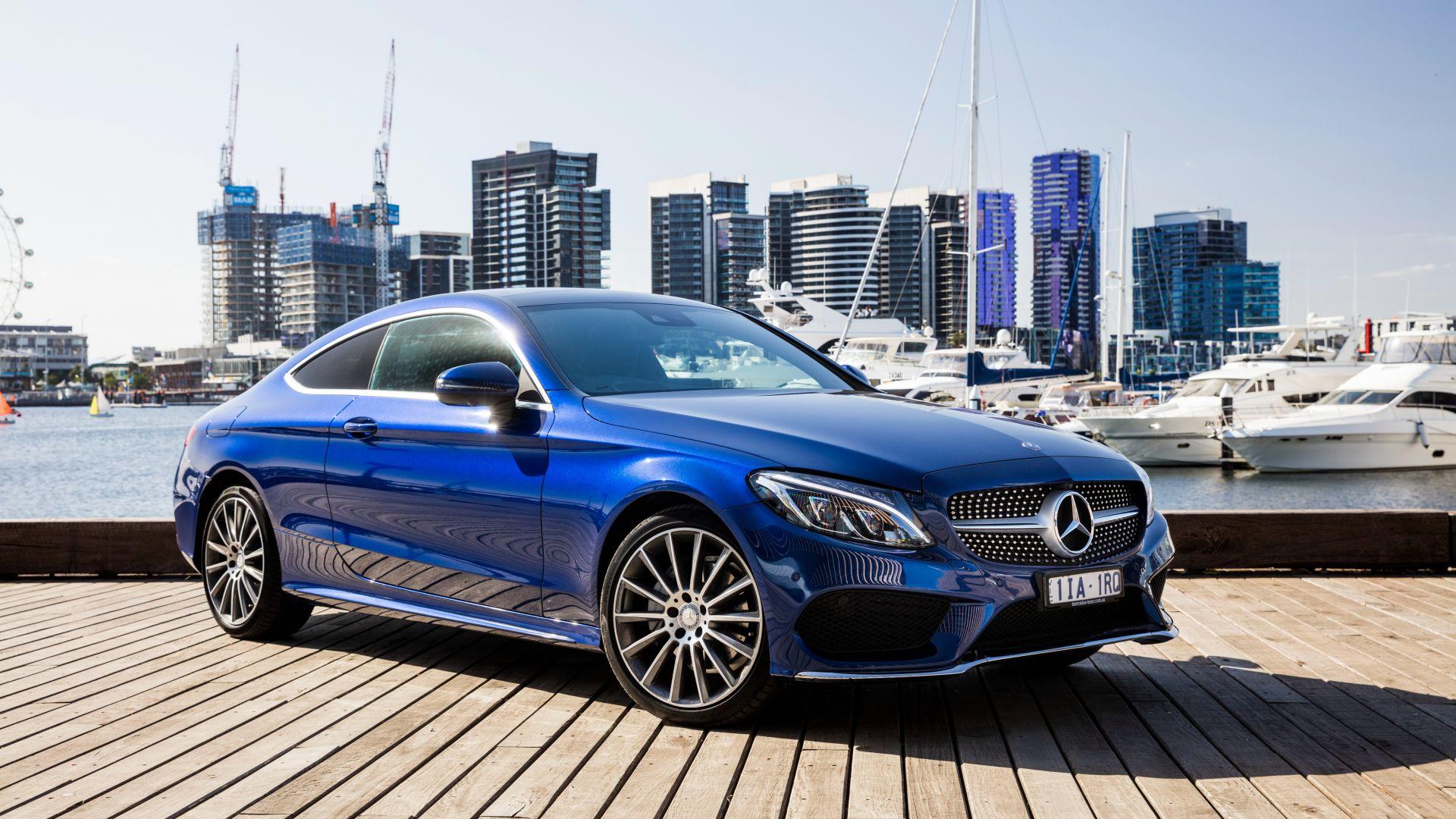 1920x1080 Desktop Wallpaper Mercedes Benz C Class Blue Luxury Car, HD Image, Picture, Background, Xudwuw