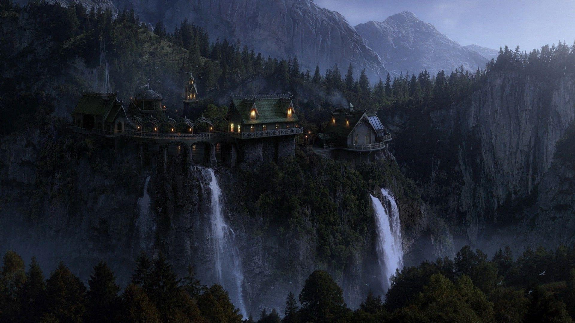 1920x1080 Lord Of The Rings Rivendell Wallpaper. Lord Of The Rings Wallpaper