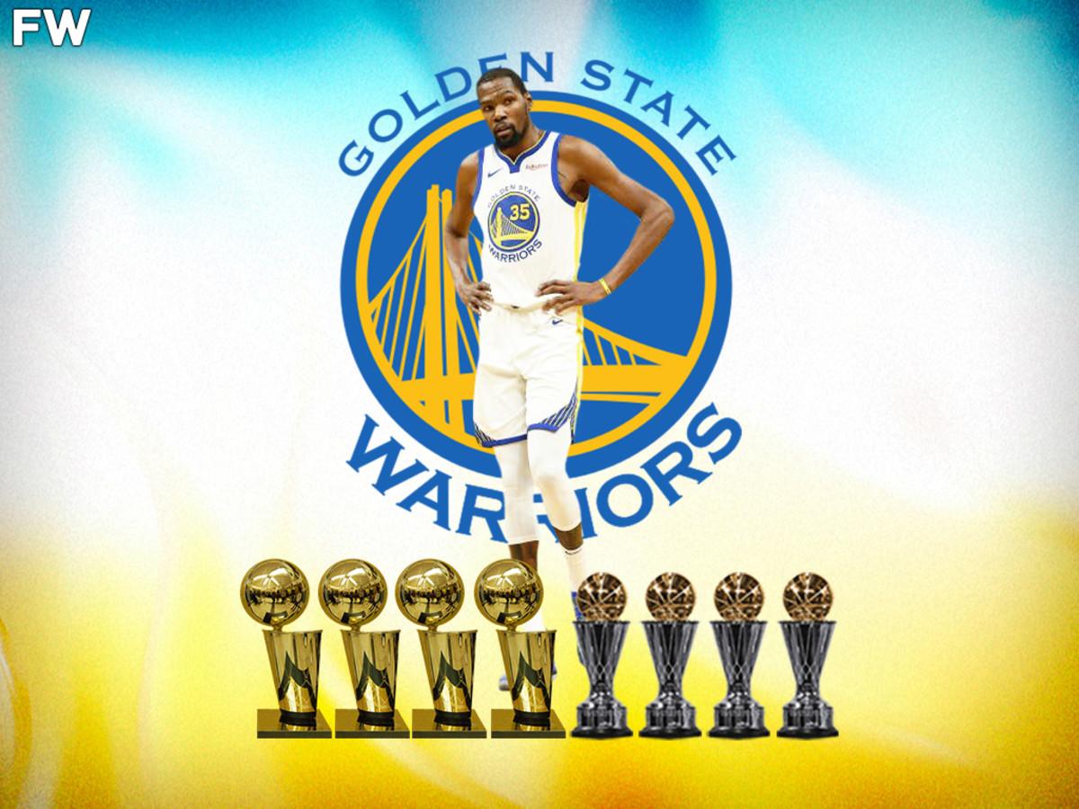 1200x900 NBA Analyst Predicts What Kevin Durant's Potential Return To The Warriors Could Look Like: He's Sitting Back In His Palatial Estate And He's Looking Up At 4 Finals MVP Trophies And 4