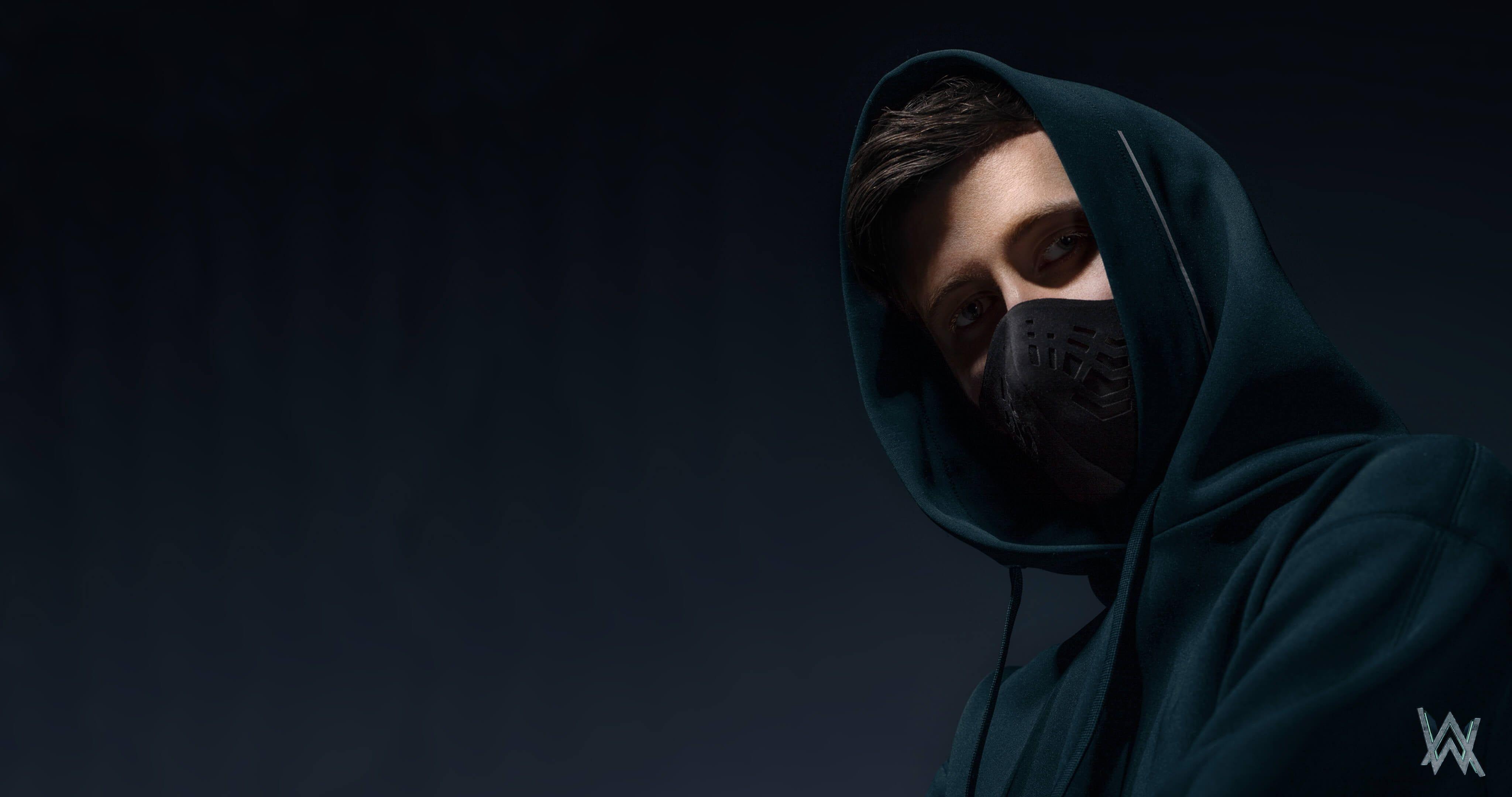 4096x2160 look #mask #musician Alan Walker Alan Walker On My Way K #wallpaper #hdwallpaper #desktop. Alan walker, Walker wallpaper, David bowie artwork