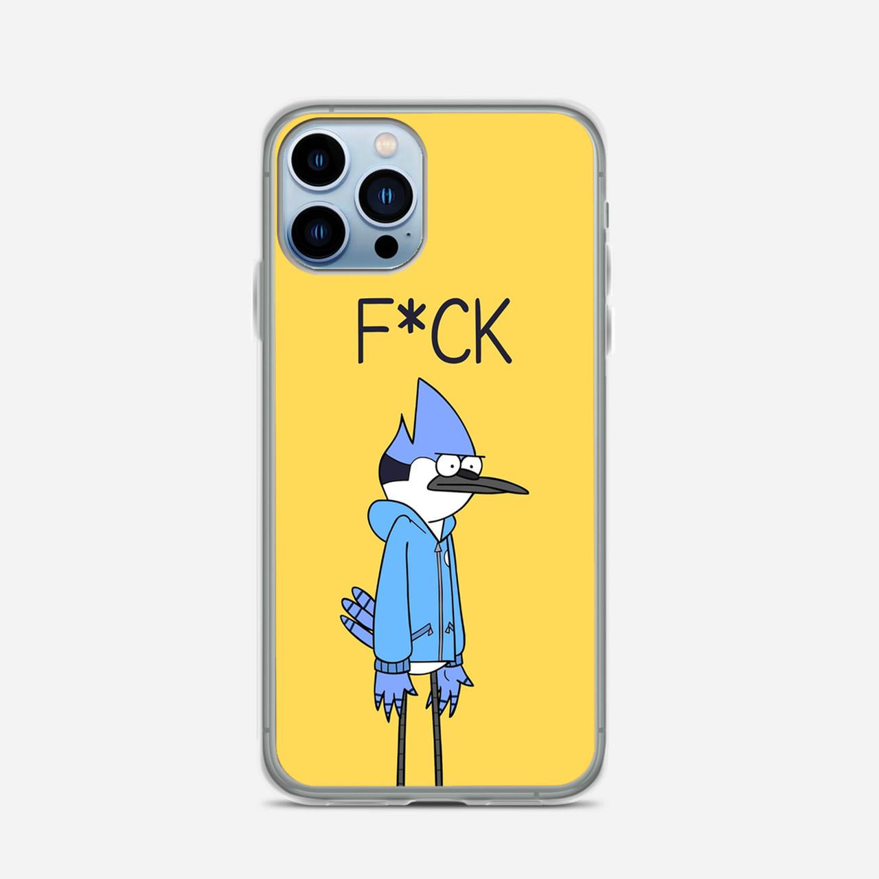 1280x1280 Mordecai Wallpaper Yellow Fuck iPhone 13 Pro Case