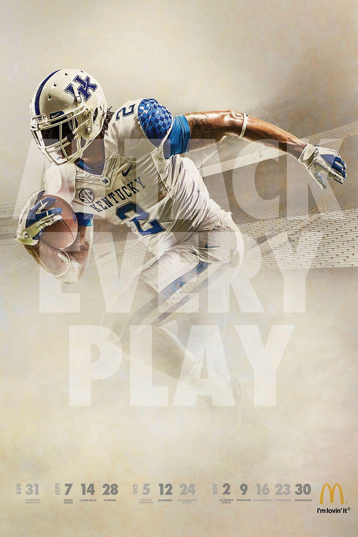 1152x1728 Kentucky Football Schedule Poster Kentucky High School
