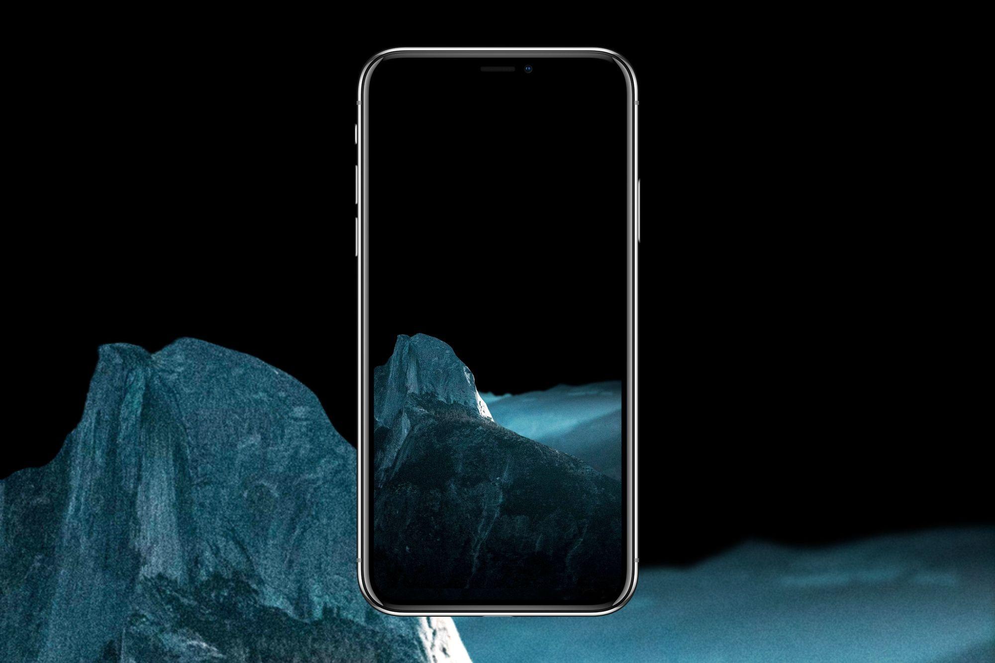 2000x1334 true black OLED wallpaper for iPhone X