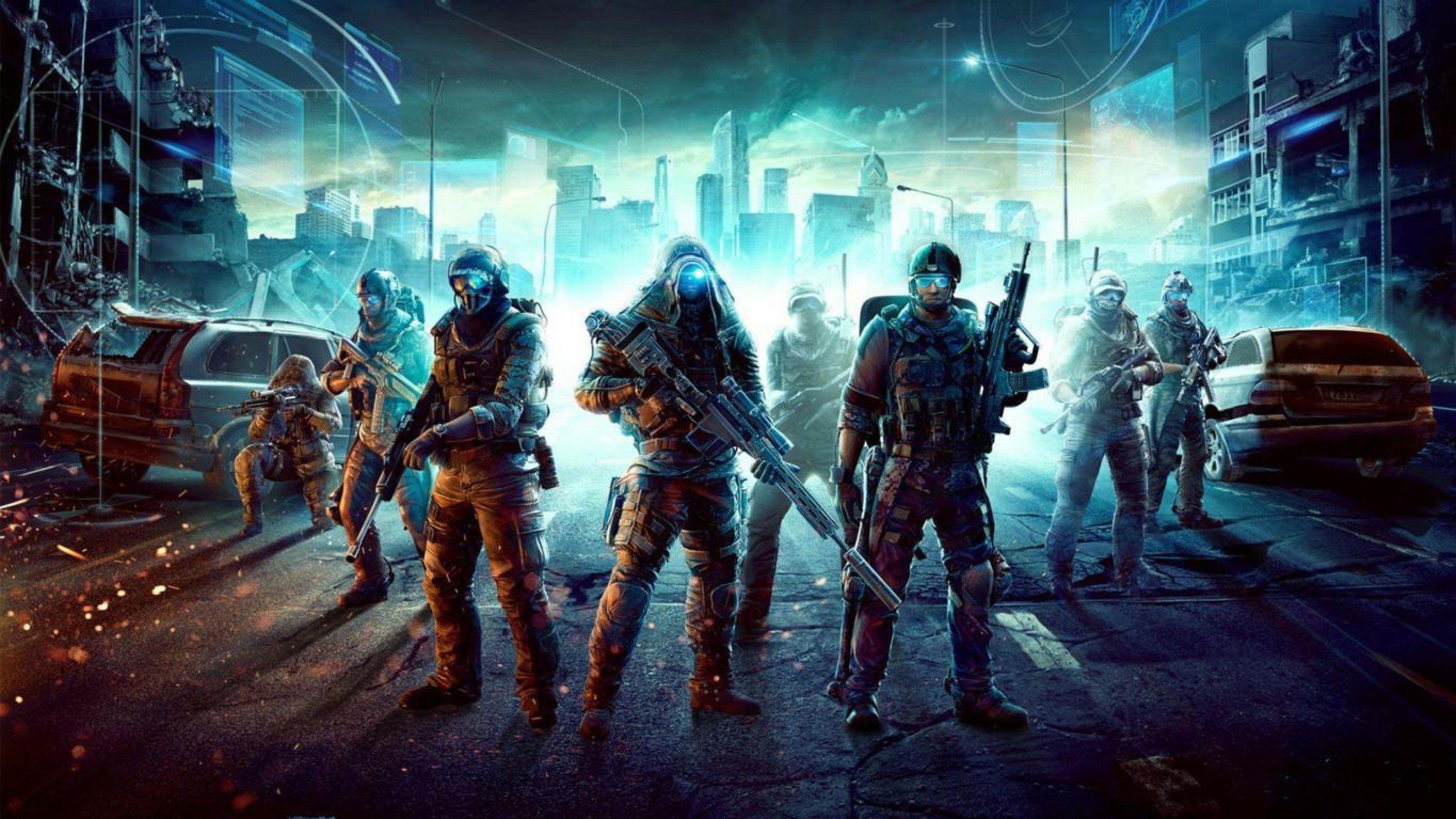 2560x1440 GHOST RECON FUTURE SOLDIER military shooter action tom clancy
