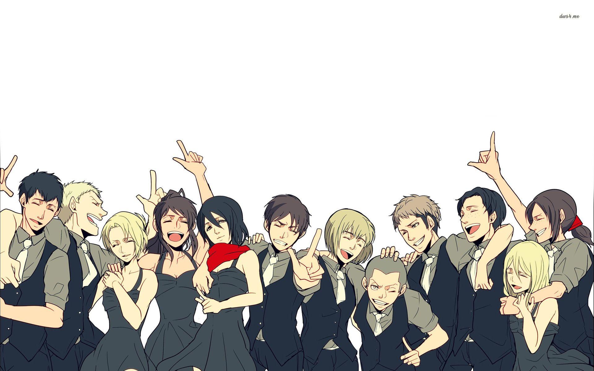 1920x1200 Attack On Titan Chibi Wallpaper