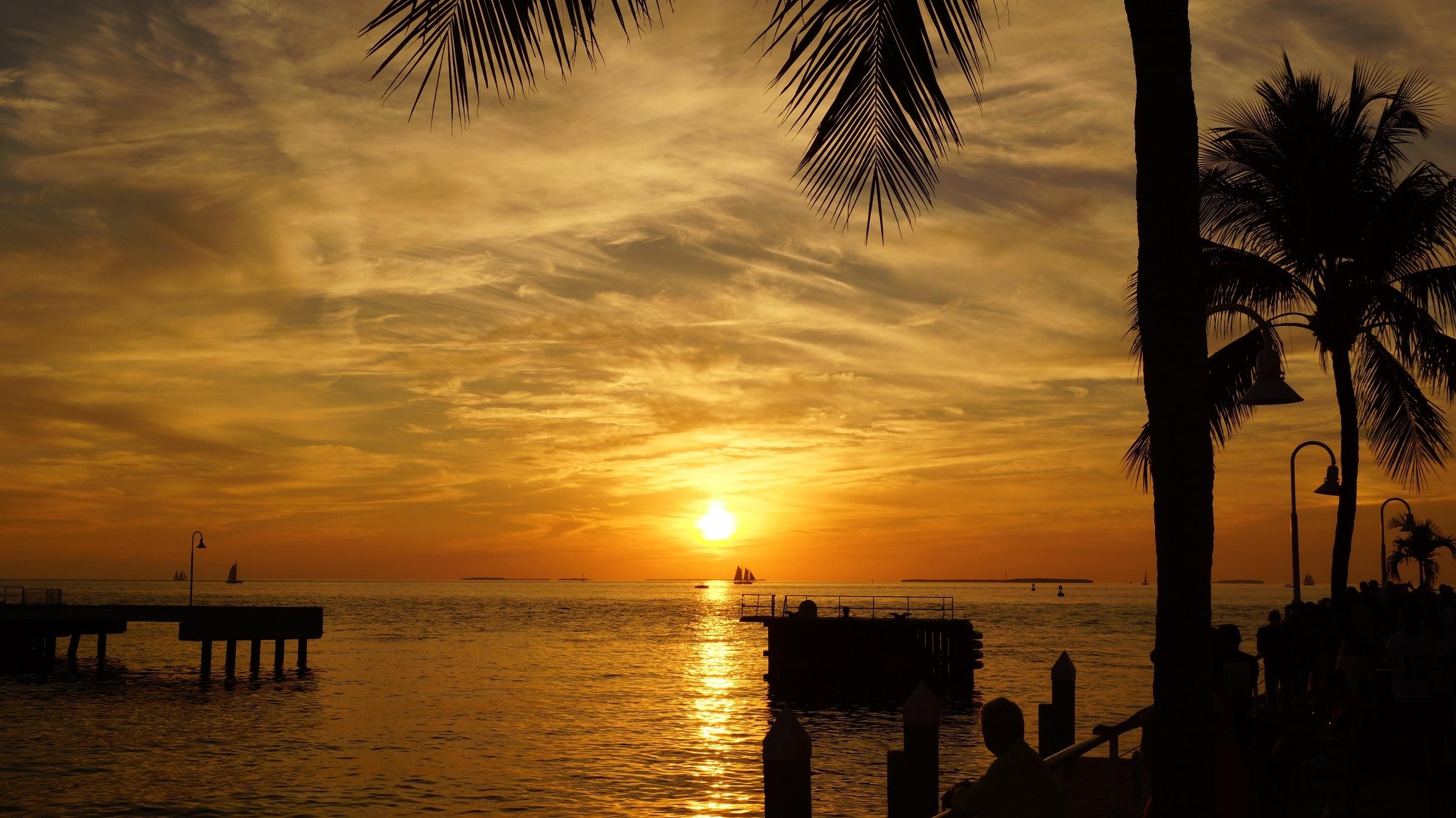 2400x1350 Sunset in Key West Florida