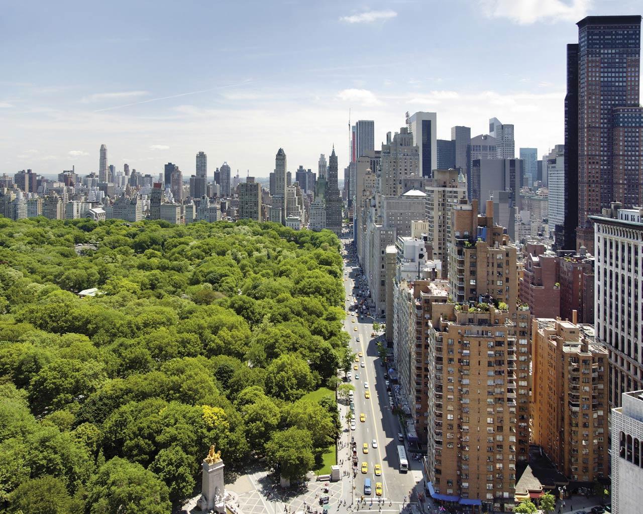 1280x1024 New York Summer Central Park Wallpaper