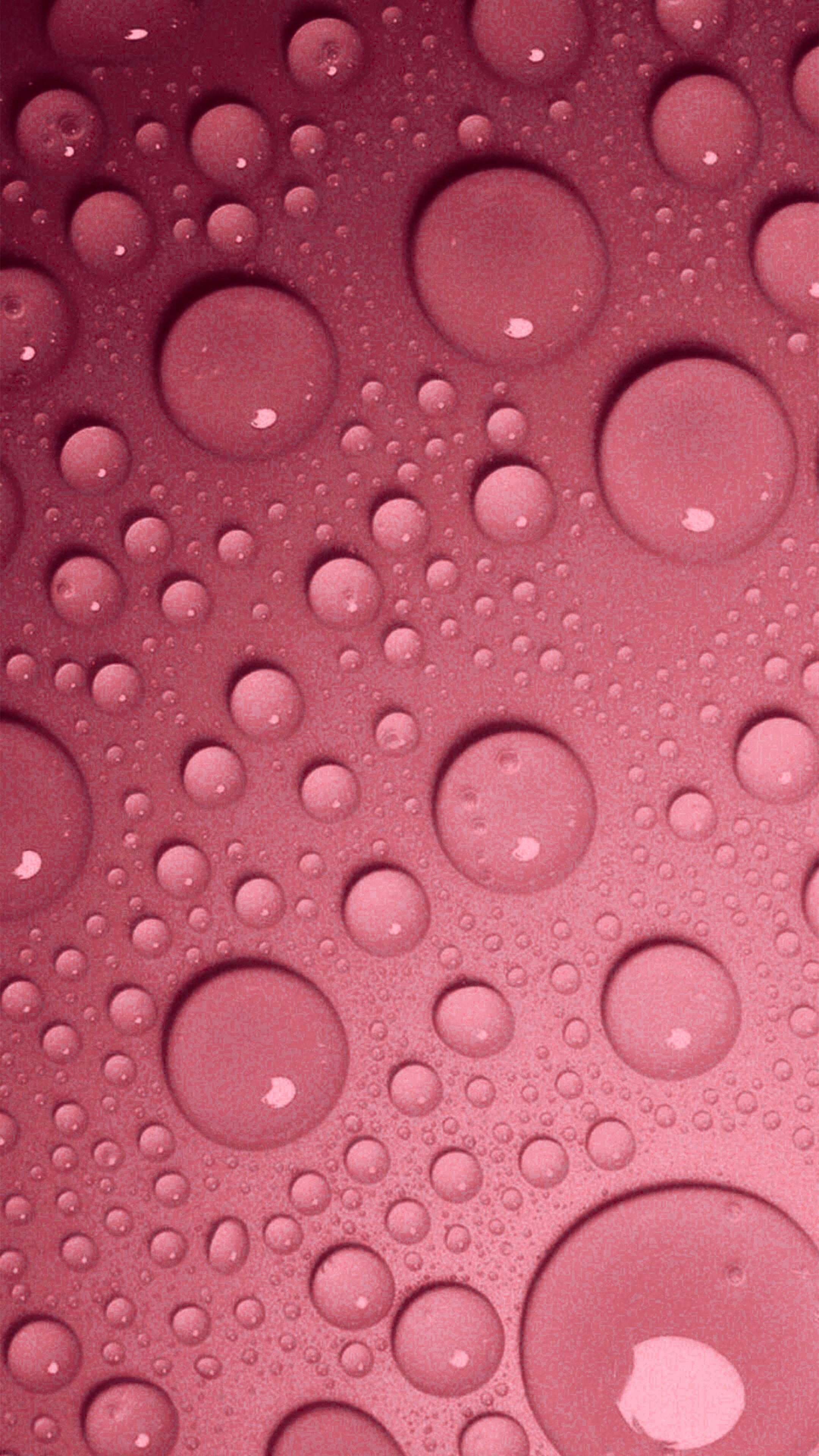 2160x3840 Water Drops Red Background 4K Ultra HD Mobile Wallpaper