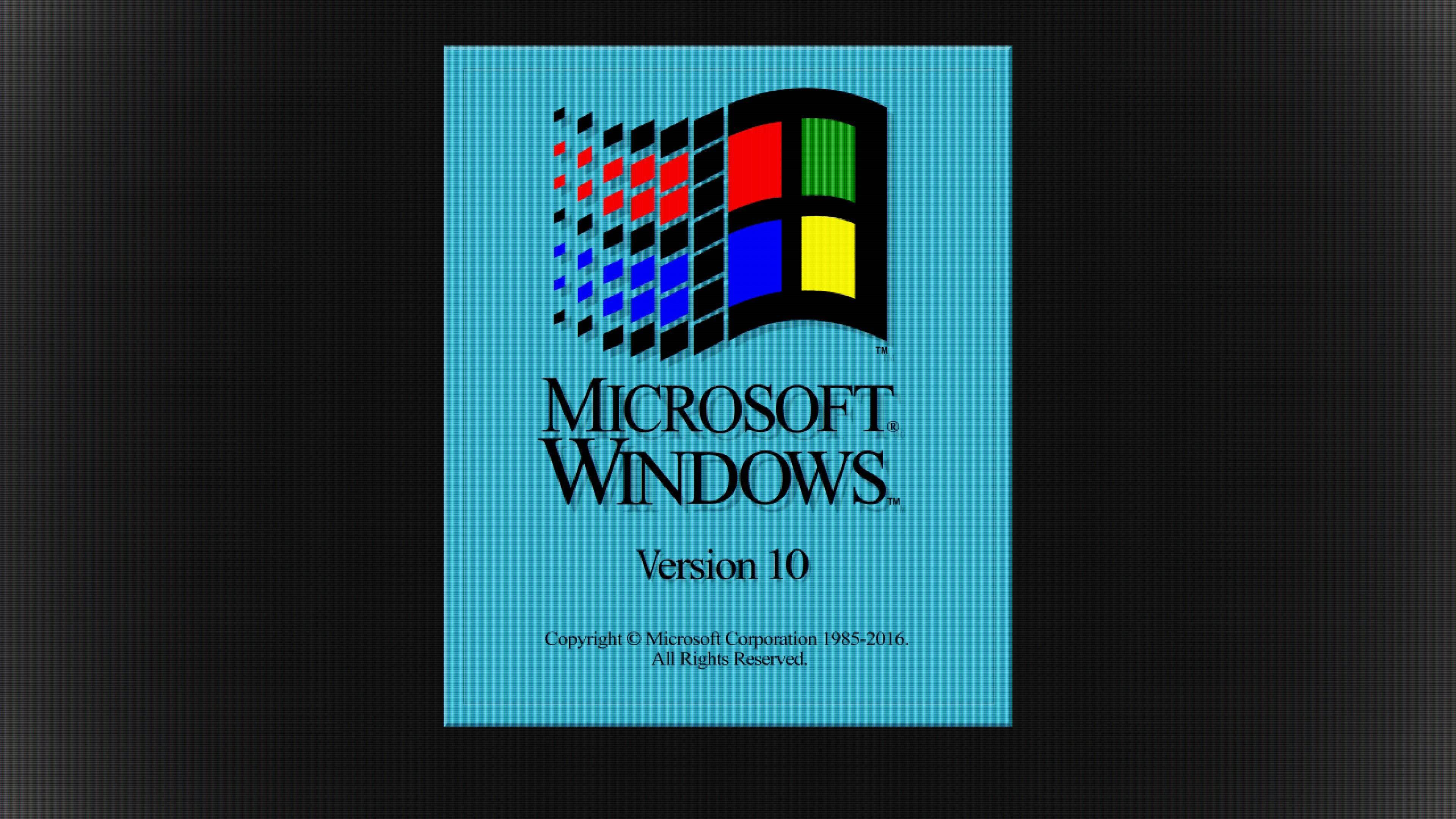 3840x2160 Windows 10 Retro 3.1 UHD 4K Wallpaper
