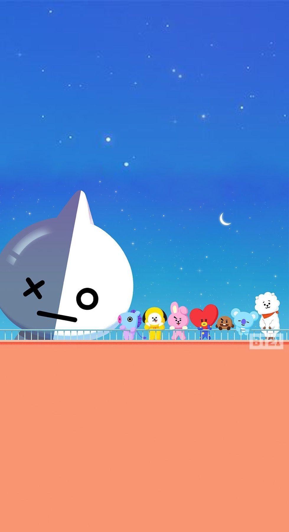 979x1800 BT21 PC Wallpaper