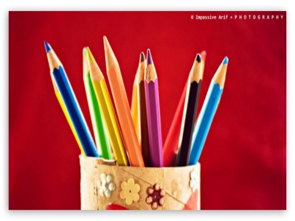 1024x768 Pencil Wallpaper