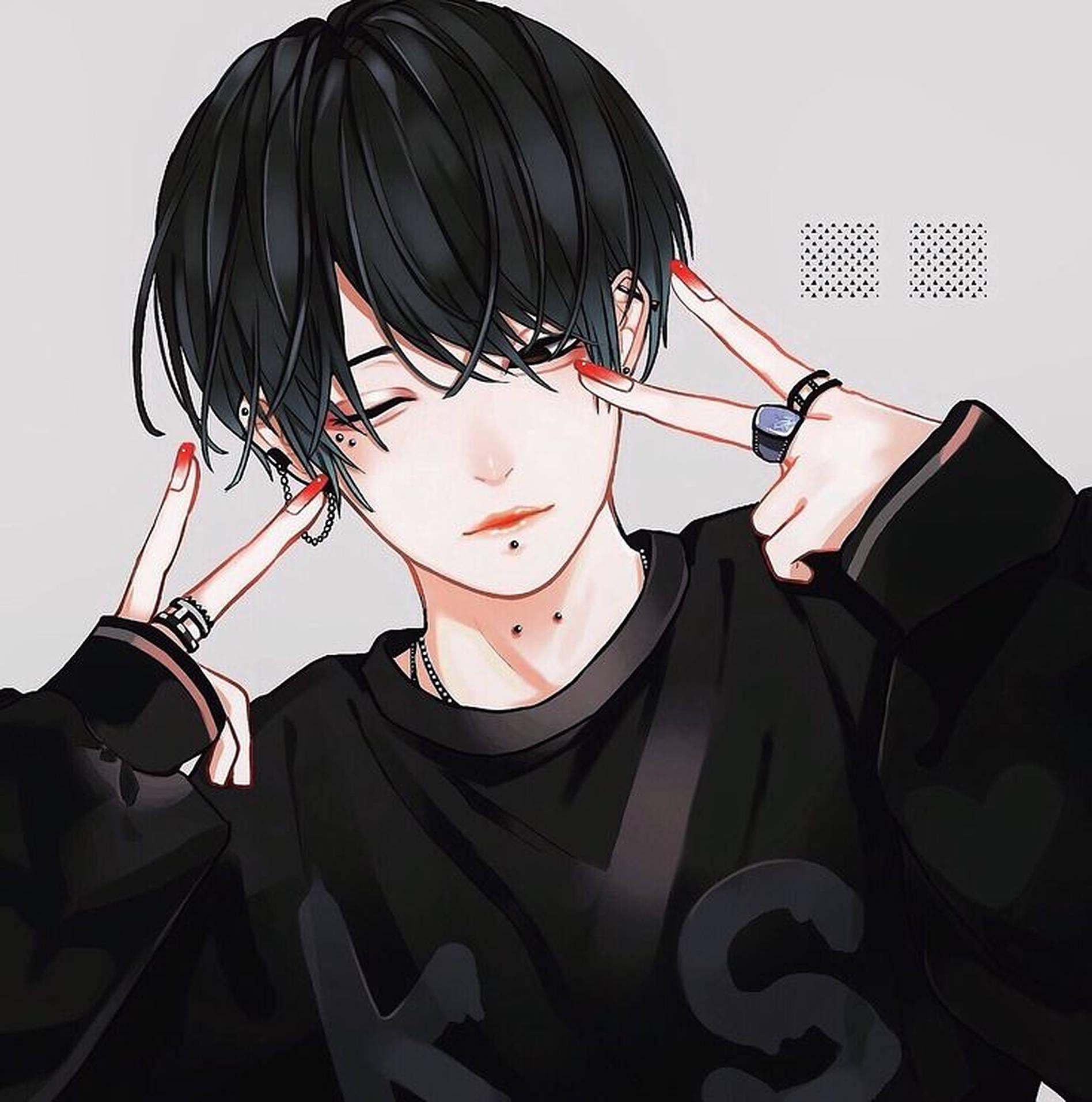 1896x1914 Download Asian Emo Boy PFP Wallpaper