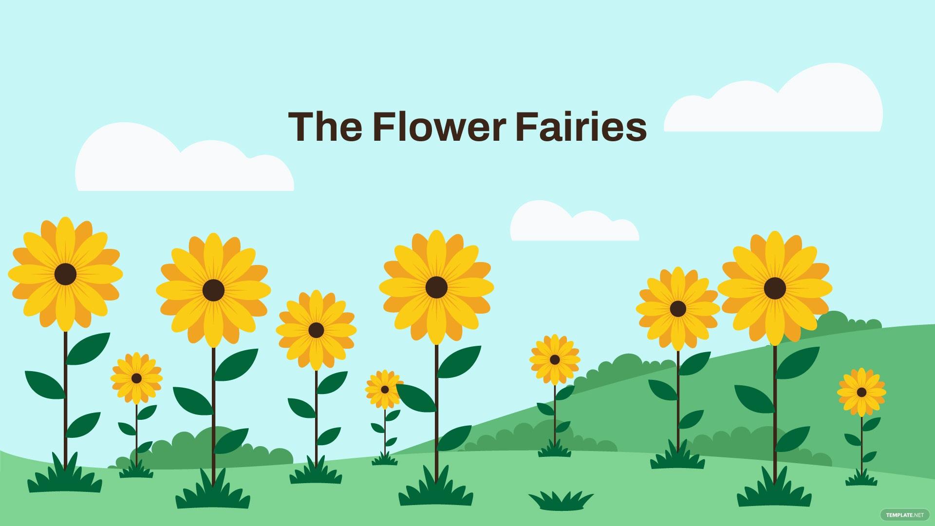 1920x1080 Free Flower Field Wallpaper, Illustrator, JPG, PNG, SVG
